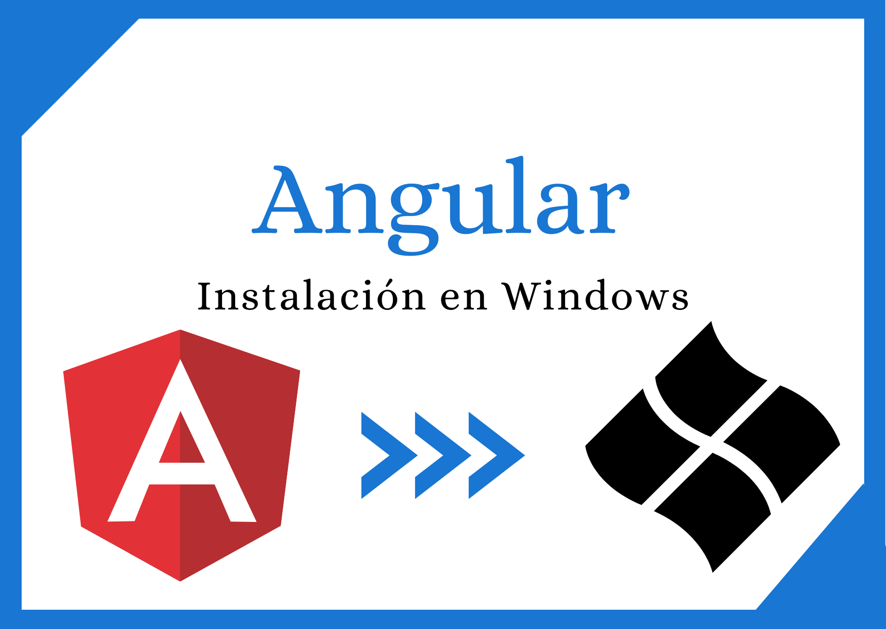 Instalación de angular en windows